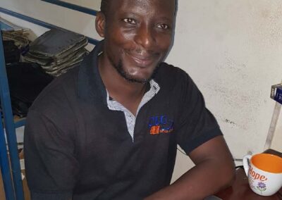 George in the outreach dept in Freetown